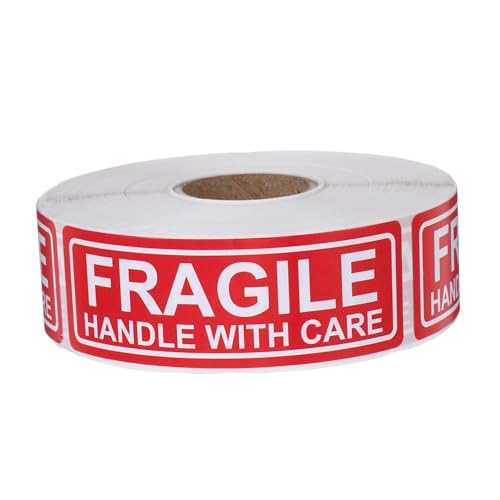 CONGARTENO Fragile Aufkleber Selbstklebend Ablösbar Warnetiketten für Zerbrechliche Versandverpackungen mit Haftpapier Kleine Bewegliche Warnhinweis Etiketten für Sicheren Transport CONGARTENO Fragile Aufkleber Selbstklebend Ablösbar Warnetiketten für Zerbrechliche Versandverpackungen mit Haftpapier Kleine Bewegliche Warnhinweis Etiketten für Sicheren Transport von CONGARTENO