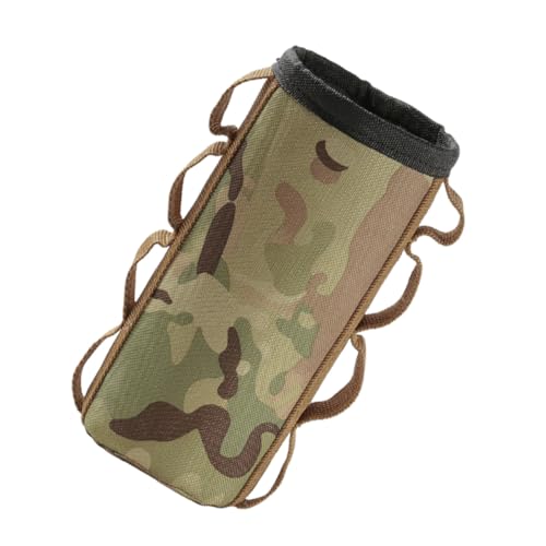 CONGARTENO Gas Tank Protector Oxford Tasche Praktische Schutzhülle Für Outdoor Camping Butangas Gaskartusche Schutzabdeckung In Camouflage Für Mini Und Lange Gasflaschen von CONGARTENO