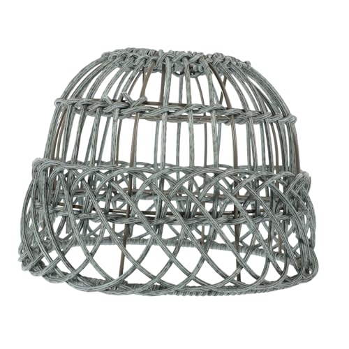 CONGARTENO Gewebter Pendelleuchten Lampenschirm aus Robustem Material Sanfte Beleuchtung für Bar Restaurant Wohnzimmer Vielseitiger Dekorativer Deckenlampenschirm Geeignet für Fassungen von CONGARTENO