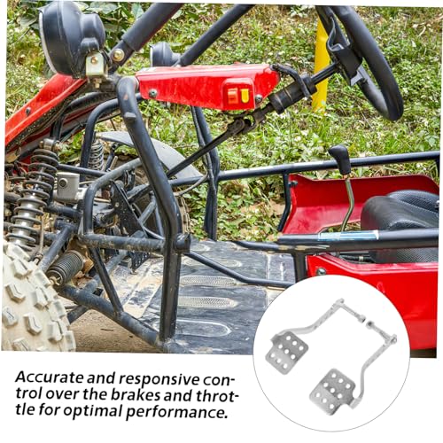 CONGARTENO Go Kart Pedalset Aluminium Gas Bremspedal Kit Kompatibel Leicht Installierbar Ergonomisch Für Racing Drift Gokart Zubehör CONGARTENO Go Kart Pedalset Aluminium Gas Bremspedal Kit Kompatibel Leicht Installierbar Ergonomisch Für Racing Drift Gokart Zubehör von CONGARTENO