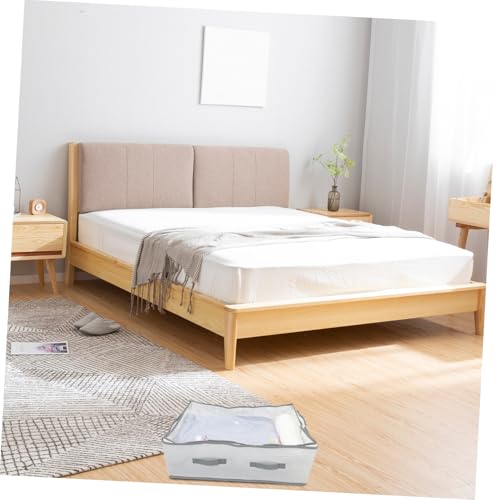 CONGARTENO Große Aufbewahrungstasche mit Griff Wiederverwendbarer Staubdichter Quilt Organizer aus Transparentem Strapazierfähigem Vliesstoff Vielseitige Aufbewahrungsbox für Kleidung Decken CONGARTENO Große Aufbewahrungstasche mit Griff Wiederverwendbarer Staubdichter Quilt Organizer aus Transparentem Strapazierfähigem Vliesstoff Vielseitige Aufbewahrungsbox für Kleidung Decken von CONGARTENO