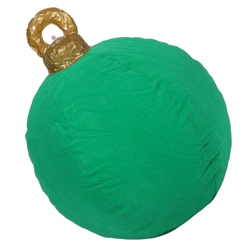 CONGARTENO Große Aufblasbare Weihnachtskugel aus Weichem Flockiertem PVC Wetterfestes Outdoor-dekorationselement für Garten Terrasse Wiederverwendbar und Einfach Aufzublasen CONGARTENO Große Aufblasbare Weihnachtskugel aus Weichem Flockiertem PVC Wetterfestes Outdoor-dekorationselement für Garten Terrasse Wiederverwendbar und Einfach Aufzublasen von CONGARTENO