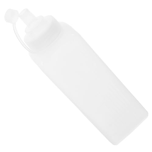 CONGARTENO Große Quetschflasche aus PP Breiter Ausguss Praktische Salat und Saucenspender Vielseitig Einsetzbar für Ketchup Öl Dressing Gewürze Küche von CONGARTENO