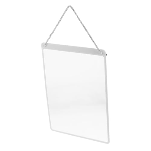 CONGARTENO Hängender Preisschildhalter aus Klarem PVC für Büro Schule Laden Restaurant Strapazierfähiger Transparenter Aufsteller zur Wand Fensterbefestigung Schnelle Montage für von CONGARTENO