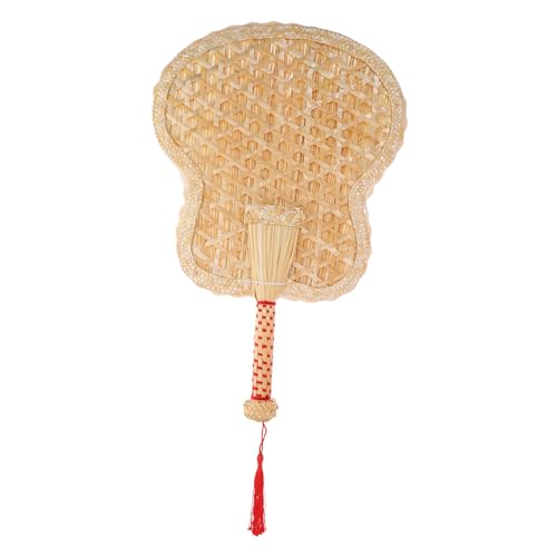 CONGARTENO Handgefertigter Woven Fan aus Tragbarer Sommer Handfächer für Kühlende Erfrischung im Freien Dekoration von CONGARTENO