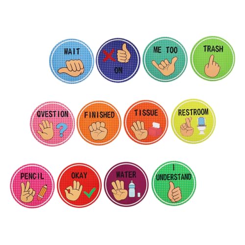CONGARTENO Handzeichen Poster für Klassenraum Wiederverwendbare Nonverbal Kommunikationshilfen Klare Hinweise für Kindergarten und Grundschule für Bulletin Boards Umfassendes CONGARTENO Handzeichen Poster für Klassenraum Wiederverwendbare Nonverbal Kommunikationshilfen Klare Hinweise für Kindergarten und Grundschule für Bulletin Boards Umfassendes von CONGARTENO