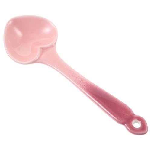 CONGARTENO Herzförmiger Keramiklöffel Kreatives Geschirr für Desserts Tees und Kaffee Ergonomisches Design für Zuhause und Restaurants CONGARTENO Herzförmiger Keramiklöffel Kreatives Geschirr für Desserts Tees und Kaffee Ergonomisches Design für Zuhause und Restaurants von CONGARTENO