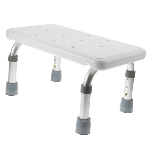 CONGARTENO Höhenverstellbarer Badhocker aus Rostfreiem Aluminiumlegierung Leichter Duschstuhl mit Rutschfester Kunststoffsitzfläche und Ablaufloch Sicherer Sitzhocker für Zufällige Farbe CONGARTENO Höhenverstellbarer Badhocker aus Rostfreiem Aluminiumlegierung Leichter Duschstuhl mit Rutschfester Kunststoffsitzfläche und Ablaufloch Sicherer Sitzhocker für Zufällige Farbe von CONGARTENO