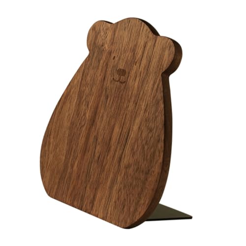 CONGARTENO Holz Buchstütze Bär Design Praktischer Bücherhalter Regal Schräger Buchfixator Dekoratives Büroaccessoire Geschenkidee für Freunde Langlebiges Naturmaterial CONGARTENO Holz Buchstütze Bär Design Praktischer Bücherhalter Regal Schräger Buchfixator Dekoratives Büroaccessoire Geschenkidee für Freunde Langlebiges Naturmaterial von CONGARTENO