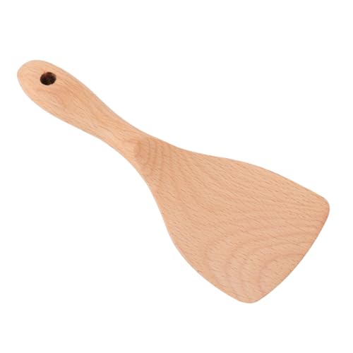 CONGARTENO Holz reisschaufel Flach aus Buchenholz Umweltfreundliches Küchenutensil zum Kochen und Servieren Hitzebeständig Geeignet für Zuhause Restaurant und Catering Vielseitiger von CONGARTENO
