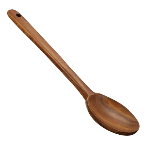CONGARTENO Holzlöffel aus Hochwertigem Teakholz Langlebiger Kochlöffel mit Glatter Oberfläche Sicherer Holzgriff Hitzebeständig Leicht zu Reinigen Vielseitig als Kochutensil und Suppenkelle CONGARTENO Holzlöffel aus Hochwertigem Teakholz Langlebiger Kochlöffel mit Glatter Oberfläche Sicherer Holzgriff Hitzebeständig Leicht zu Reinigen Vielseitig als Kochutensil und Suppenkelle von CONGARTENO