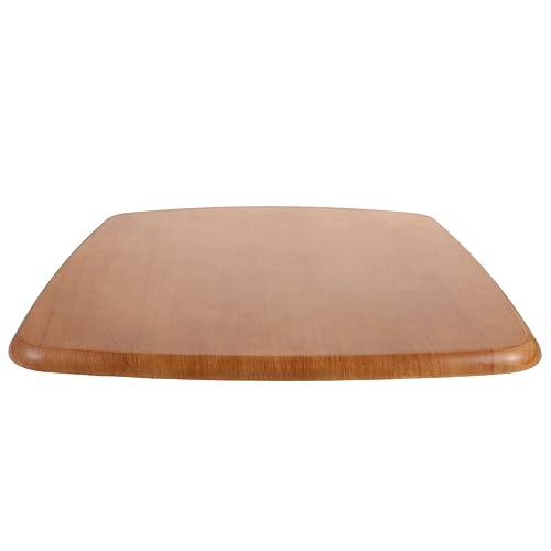 CONGARTENO Holzstuhl Sitzfläche Ersatz Stabiler Holzstuhlsitz für Esszimmer und Büro Langlebige Holzoberfläche Einfach zu Reinigen Geeignet für Verschiedene Stühle Teakholzfarbe von CONGARTENO