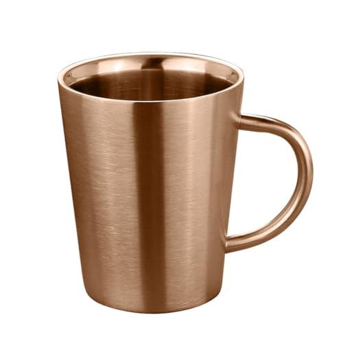 CONGARTENO Kaffeebecher aus Edelstahl Isolierte Kaffeetassen Latte-Becher groß Isolieren Kaffeebecher Tasse doppelt doppelwandige Becher Thermalkaffeetasse Unzerbrechliche Tassen Golden CONGARTENO Kaffeebecher aus Edelstahl Isolierte Kaffeetassen Latte-Becher groß Isolieren Kaffeebecher Tasse doppelt doppelwandige Becher Thermalkaffeetasse Unzerbrechliche Tassen Golden von CONGARTENO