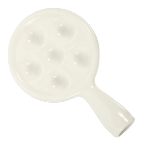 CONGARTENO Keramik Escargot Backform Rutschfest Hitzebeständig Gleichmäßig Erhitzbar für Meeresfrüchte und Appetizer für Ofen und Mikrowelle CONGARTENO Keramik Escargot Backform Rutschfest Hitzebeständig Gleichmäßig Erhitzbar für Meeresfrüchte und Appetizer für Ofen und Mikrowelle von CONGARTENO