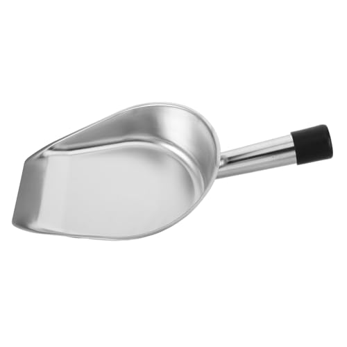 CONGARTENO Kleine Handliche Kehrschaufel aus Dickem Edelstahl Tragbare Metall Schaufel für Outdoor Staub Robustes Design für Haushalt Büro und Garten Effiziente Staub Müllaufnahme von CONGARTENO