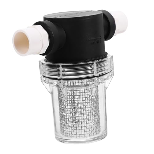 CONGARTENO Kleiner PVC Gartenschlauch Wasserfilter mit Mesh Sieb Tragbarer Vorfilter für Gartenbewässerung und Rohrleitung Installieren Langlebig Schmutzentfernung von CONGARTENO