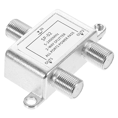 CONGARTENO Koaxialkabel Verteiler Digital Splitter Kompatibel mit Catv System für Kabel Tv Satellitenanschluss Robuste Ausführung Langlebig und Praxisnah von CONGARTENO