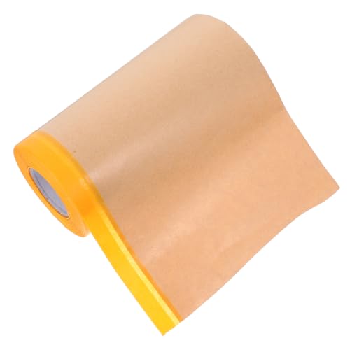 CONGARTENO Kraftpapier Abdeckfolie Selbstklebend Malerpapier Schutzfolie für Auto Möbel Lackierung Renovierung Vielseitig Einsetzbar Professioneller Lackierschutz von CONGARTENO