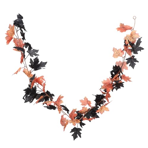 CONGARTENO Künstliche Ahornblatt Girlande Herbst Dekoration Rattan Vine für Halloween Party und Hochzeit Leichte Tür und Wanddeko Farbenfrohe Herbstgirlande für Zuhause und Garten CONGARTENO Künstliche Ahornblatt Girlande Herbst Dekoration Rattan Vine für Halloween Party und Hochzeit Leichte Tür und Wanddeko Farbenfrohe Herbstgirlande für Zuhause und Garten von CONGARTENO