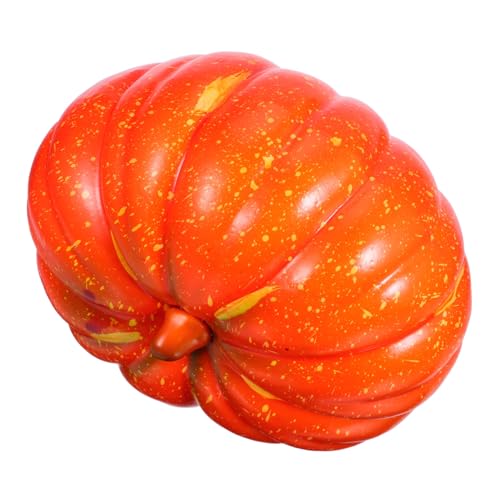 CONGARTENO Künstliche Schaumstoff Kürbisse Orange Lebensecht Herbstdeko für Halloween Thanksgiving Party Tischdekoration Realistische Erntefiguren für Haus Hochzeit von CONGARTENO