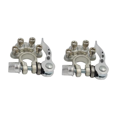 CONGARTENO Kupfer Auto Batterie Schnellklemmen Langlebige Schnellverschluss Polklemmen Einfache Installation ohne Werkzeug Hohe Leitfähigkeit Geeignet für Sae Jis Steckanschlüsse von CONGARTENO