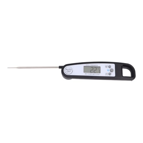 CONGARTENO Luminous Faltbares Kochthermometer Elektronisches Bbq Thermometer mit Abnehmbarer Sonde für Präzise Temperaturmessung Küche und Grill Schwarz CONGARTENO Luminous Faltbares Kochthermometer Elektronisches Bbq Thermometer mit Abnehmbarer Sonde für Präzise Temperaturmessung Küche und Grill Schwarz von CONGARTENO