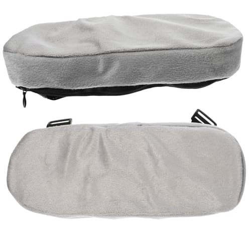 CONGARTENO Memory Foam Armlehnenpolster Weiche Strapazierfähige Armstützenauflagen für Bürostühle Ergonomisch Gepolstert zur Schmerzlinderung bei Langem Sitzen Einfache Installation von CONGARTENO