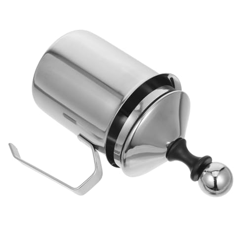 CONGARTENO Milchaufschäumer aus Edelstahl Hand Milchaufschäumer Espressokanne Edelstahlkrug rostfreie Stahlmilch -Kasterbecher Schäumer Kaffee -Kaffee -Tasse Rostfreier Stahl Silber CONGARTENO Milchaufschäumer aus Edelstahl Hand Milchaufschäumer Espressokanne Edelstahlkrug rostfreie Stahlmilch -Kasterbecher Schäumer Kaffee -Kaffee -Tasse Rostfreier Stahl Silber von CONGARTENO