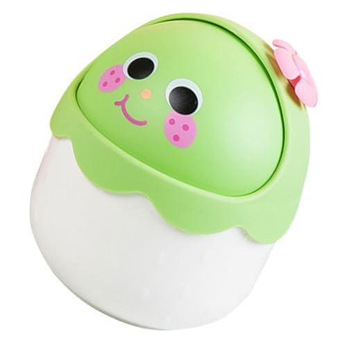 CONGARTENO Mini Desktop Mülleimer mit Flip deckel Kleiner Süßer Cartoon Abfallbehälter aus PP Platzsparender Tischmülleimer für Büro Kinderzimmer und Zuhause Geruchshemmend und Leicht zu CONGARTENO Mini Desktop Mülleimer mit Flip deckel Kleiner Süßer Cartoon Abfallbehälter aus PP Platzsparender Tischmülleimer für Büro Kinderzimmer und Zuhause Geruchshemmend und Leicht zu von CONGARTENO
