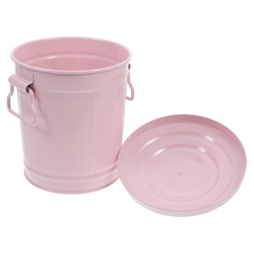 CONGARTENO Mini Tischmülleimer mit Deckel aus Kompakter Abfalleimer für Schreibtisch und Büro Eleganter Food container Langlebiger und Geruchsdichter Tischabfalleimer für Zuhause von CONGARTENO