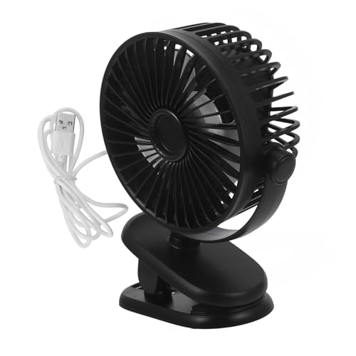CONGARTENO Mini USB Clip Tragbarer Tischventilator mit Leiser Betriebsweise für Schlafzimmer Büro und Camping Kompakt Leicht und Einfach zu Transportieren von CONGARTENO