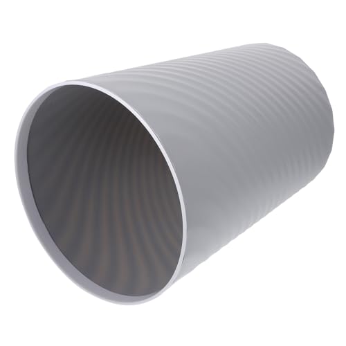 CONGARTENO Moderner Abfallbehälter ohne Deckel aus Kunststoff Großer Badezimmer Mülleimer mit Streifenmuster Stilvoller Papierkorb für Schlafzimmer Wohnzimmer Küche Büro Praktischer Müllkorb von CONGARTENO