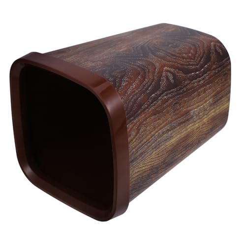 CONGARTENO Moderner Holzmaserung Mülleimer PP Robust Vielseitig für Bad Küche Wohnzimmer Büro mit Glatter Oberfläche Leicht zu Reinigen Eleganter Abfalleimer für Haushalt CONGARTENO Moderner Holzmaserung Mülleimer PP Robust Vielseitig für Bad Küche Wohnzimmer Büro mit Glatter Oberfläche Leicht zu Reinigen Eleganter Abfalleimer für Haushalt von CONGARTENO