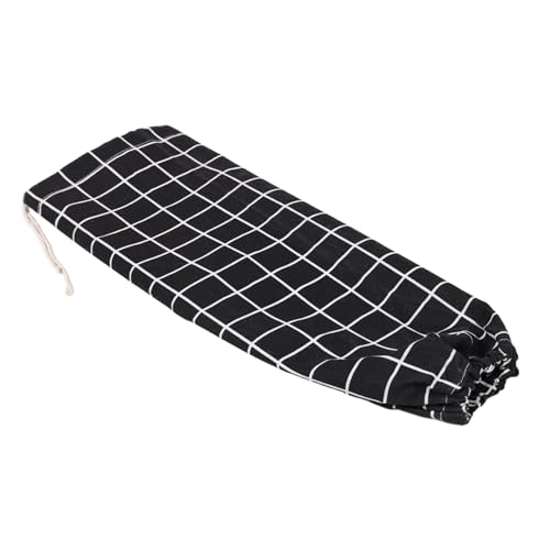 CONGARTENO Müllsack zur Aufbewahrung Müllsack Aufbewahrungstasche Einkaufstaschenorganisator hängende Taschenaufbewahrung Küchenspeicher Hanging -Tasche Bettwäsche aus Baumwolle Schwarz von CONGARTENO