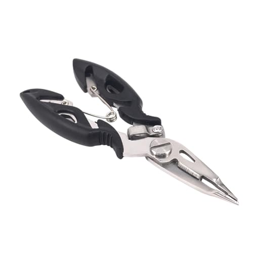 CONGARTENO Multifunktionale Angelzange aus Edelstahl mit Drahtschneider Ergonomischem Griff Federspannung für Einhandbedienung für Angelhakenentfernung und Vorfachmontage CONGARTENO Multifunktionale Angelzange aus Edelstahl mit Drahtschneider Ergonomischem Griff Federspannung für Einhandbedienung für Angelhakenentfernung und Vorfachmontage von CONGARTENO