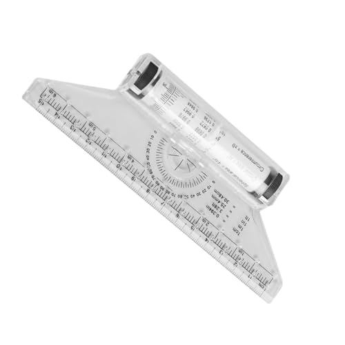 CONGARTENO Multifunktionales Parallel Rolllineal aus Hochwertigem Kunststoff Präzises Zeichen und Messwerkzeug für Ingenieure Designer und Studenten Geeignet für Leinwand von CONGARTENO