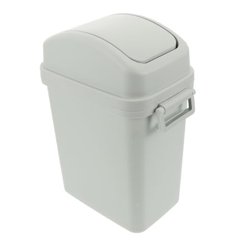 CONGARTENO Narrow Flip Lid Trash Can Kunststoff Mülleimer mit Großer Kapazität Schwingbarer Deckel Platzsparend für Bad Schlafzimmer Büro CONGARTENO Narrow Flip Lid Trash Can Kunststoff Mülleimer mit Großer Kapazität Schwingbarer Deckel Platzsparend für Bad Schlafzimmer Büro von CONGARTENO