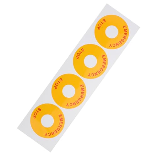 CONGARTENO Notfall Stopp Aufkleber Widerstandsfähiger Selbstklebender Not aus Warnhinweis für Industrieanlagen Bau Schwimmbäder und Öffentliche Bereiche Sichtbar Langlebig CONGARTENO Notfall Stopp Aufkleber Widerstandsfähiger Selbstklebender Not aus Warnhinweis für Industrieanlagen Bau Schwimmbäder und Öffentliche Bereiche Sichtbar Langlebig von CONGARTENO