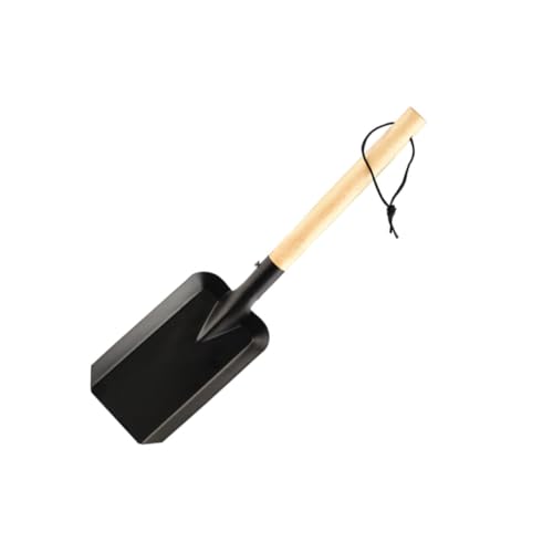 CONGARTENO Outdoor Pflanzschaufel mit Robustem Holzgriff aus Eiche Geschmiedete Kohlenschaufel für Gartenarbeit und Aussaat Langlebig Praktisch und Vielseitig Einsetzbar für Outdoor Bereiche von CONGARTENO