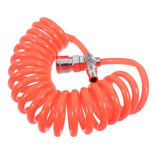 CONGARTENO PU Spiralschlauch Hochdruck Luftschlauch mit Federdesign für Kompressor und Luftpumpe Flexibel Druckbeständig mit Steckverbindern für Effiziente Gasübertragung und Einfache von CONGARTENO