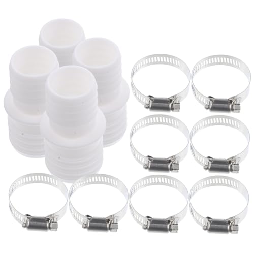 CONGARTENO Pool Schlauchadapter mit Edelstahlklemmen Langlebiger Abs und Edelstahl Vakuumschlauchverbinder für Poolschläuche Zuverlässiger Schlauchverbinder für Sauberes Poolwasser CONGARTENO Pool Schlauchadapter mit Edelstahlklemmen Langlebiger Abs und Edelstahl Vakuumschlauchverbinder für Poolschläuche Zuverlässiger Schlauchverbinder für Sauberes Poolwasser von CONGARTENO