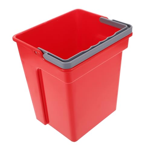 CONGARTENO Rechteckiger Reinigungseimer aus Bruchsicherem Kunststoff mit Praktischem Griff Großer Wasserkapazität für Haushalt Büro Schule Vielseitiger Langlebiger Putzeimer von CONGARTENO