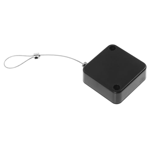 CONGARTENO Retraktives Sicherheitskabelschloss aus Stahl und Kunststoff Selbstklebend Langlebig Einfache Montage ohne Bohren Robustes Verlust Kabel für Elektronische Geräte mit Schlössern von CONGARTENO