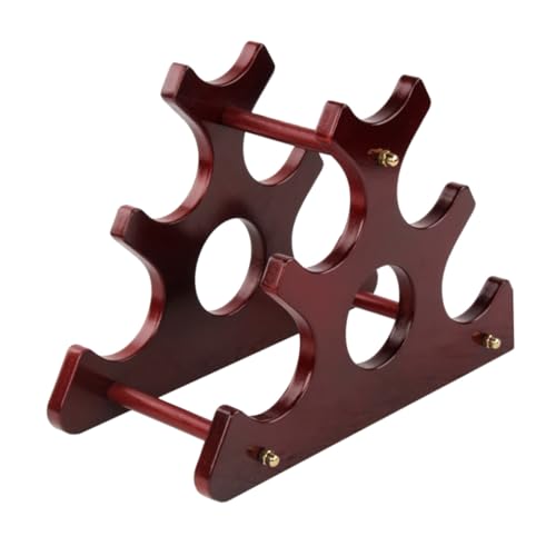 CONGARTENO Robustes Holz Weinregal Stehend Elegant Multifunktional Stabiles Weinständer Regal für Wohn Bürobereich Weinlagerung und Dekoration von CONGARTENO