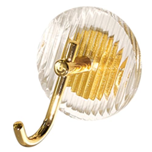 CONGARTENO Selbstklebender Bad Türhaken Hoher Haftkleber Kratzfest Platzsparend für Schlafzimmer Küche und Badezimmer ohne Bohren Langlebiger Acryl wandhaken in Gold CONGARTENO Selbstklebender Bad Türhaken Hoher Haftkleber Kratzfest Platzsparend für Schlafzimmer Küche und Badezimmer ohne Bohren Langlebiger Acryl wandhaken in Gold von CONGARTENO