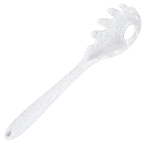 CONGARTENO Silikon Spaghettilöffel mit Abtropflöchern und Gezackten Kanten Nudel Servierlöffel Ergonomisch Lebensmittelecht Hitzebeständig Multifunktional für Pasta und Eier Leicht zu von CONGARTENO