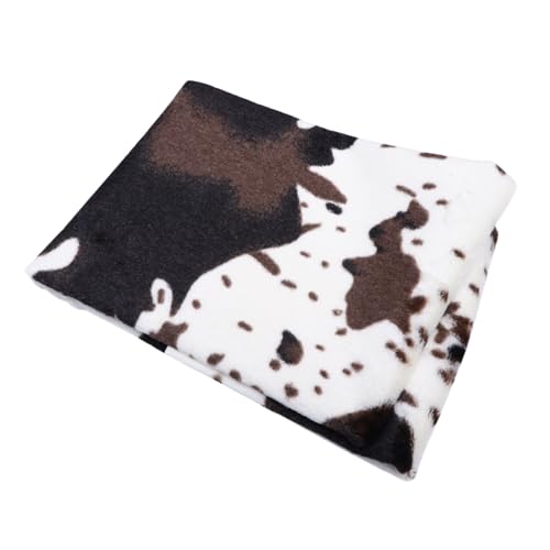 CONGARTENO Simulation Kuhfell Teppich Unregelmäßige Form Rutschfester Kunstfell Bodenmatte Stylisch für Wohnräume Vielseitig als Sitzkissen und Yogamatte Geeignet von CONGARTENO