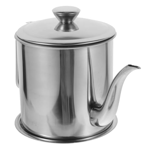CONGARTENO Edelstahl Öltopf Mit Großem Filter Und Praktischem Design Für Küche Ölbehälter Mit Sieb Für Fettfreies Kochen Langlebig Und Stabil Zur Aufbewahrung Von Speiseöl Und Rückständen CONGARTENO Edelstahl Öltopf Mit Großem Filter Und Praktischem Design Für Küche Ölbehälter Mit Sieb Für Fettfreies Kochen Langlebig Und Stabil Zur Aufbewahrung Von Speiseöl Und Rückständen von CONGARTENO