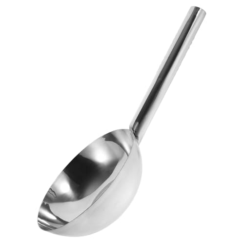 CONGARTENO Suppenkelle Dickes Material Tiefe Schöpfkelle Multifunktional Küchenhelfer zum Umgießen von Suppe und Wasser Rostfrei Leicht zu Reinigen Langer Runder Griff von CONGARTENO