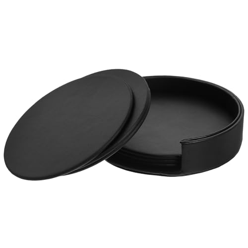 CONGARTENO Teiliges PU Leder Untersetzer Set mit Halter Runde Marmoroptik Tischschutz Pads rutschfest Abwischbar Langlebig als Schreibtisch Untersetzer Fürs Büro und Zuhause Wiederverwendbar CONGARTENO Teiliges PU Leder Untersetzer Set mit Halter Runde Marmoroptik Tischschutz Pads rutschfest Abwischbar Langlebig als Schreibtisch Untersetzer Fürs Büro und Zuhause Wiederverwendbar von CONGARTENO
